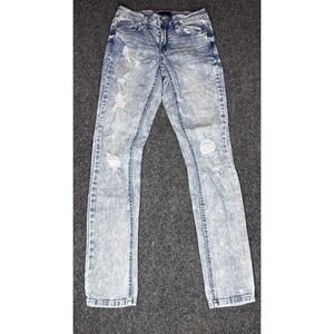 Refuge Womens Jeans Size 2 Light Wash Distressed Denim